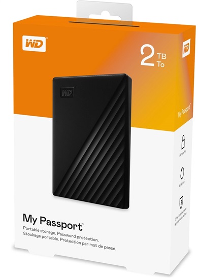 WD My Passport Portable 2TB Black